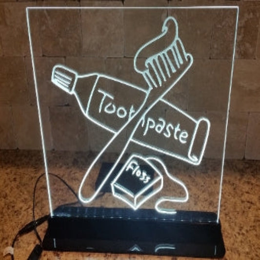 Toothbrush & Toothpaste LED Light