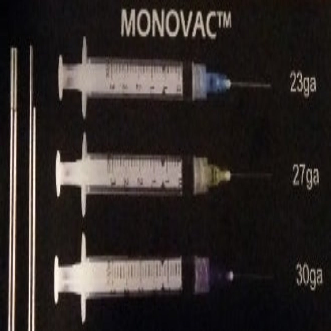 MonoVac Irrigation Pre-Tipped 3cc Syringes