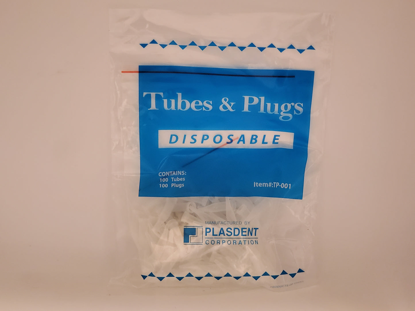 Clear Tubes with Plugs