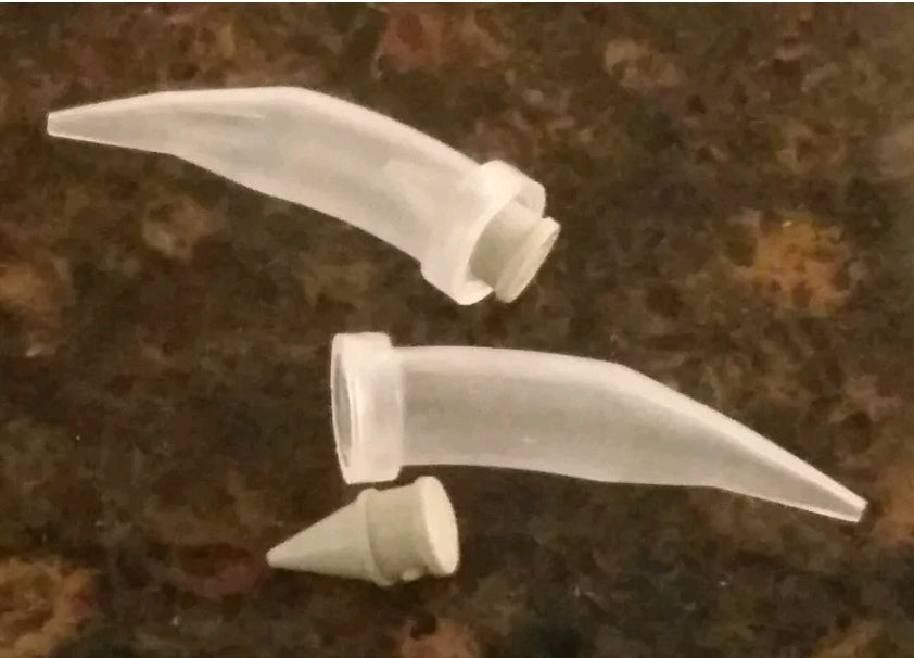 Clear Tubes with Plugs