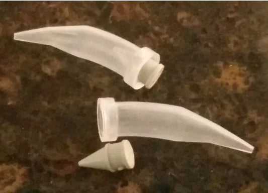 Clear Tubes with Plugs