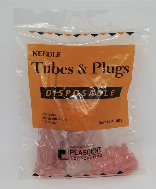 Straight Needle Tube with Plug