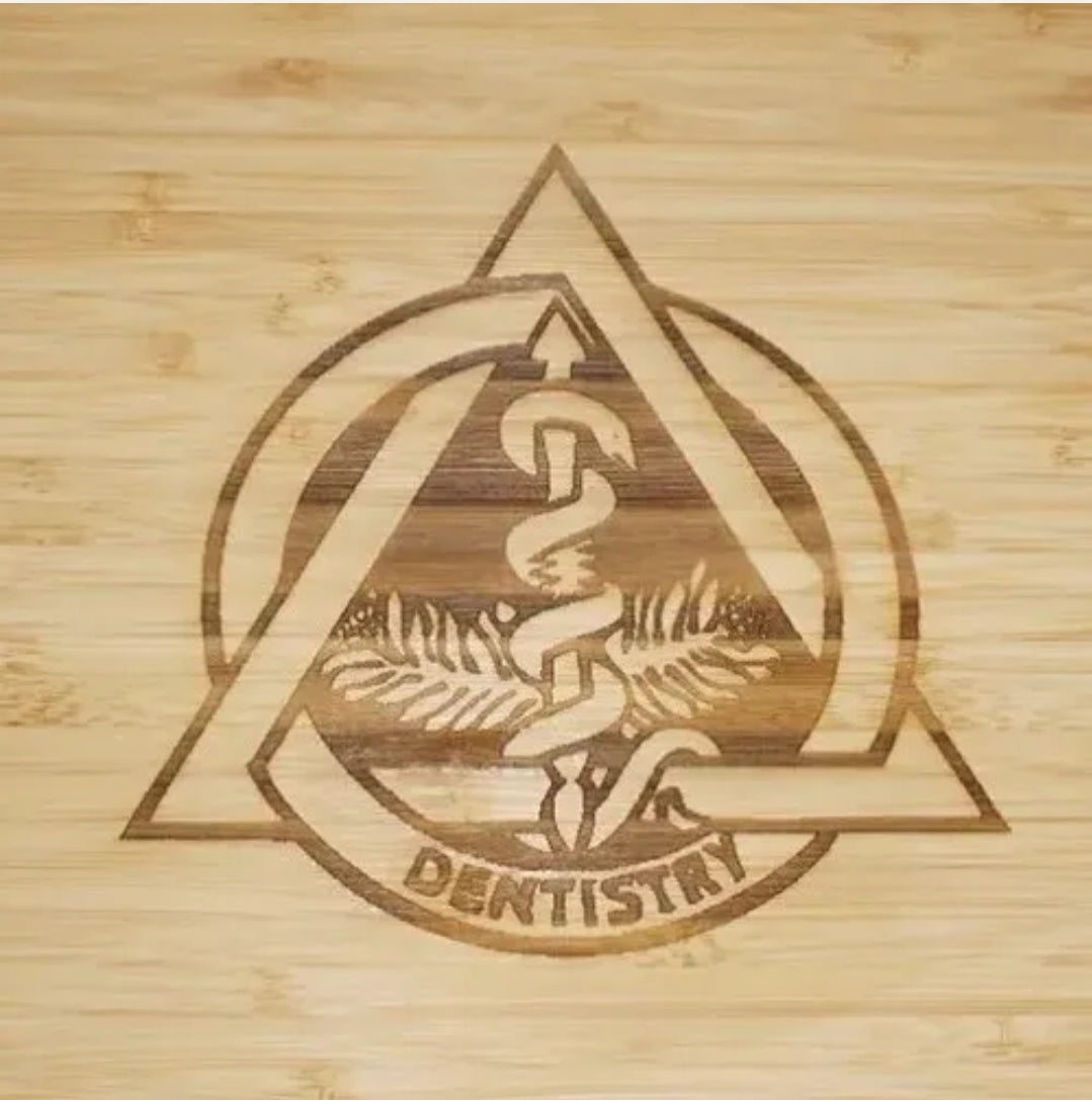 Dental Caduceus Charcuterie Board Large