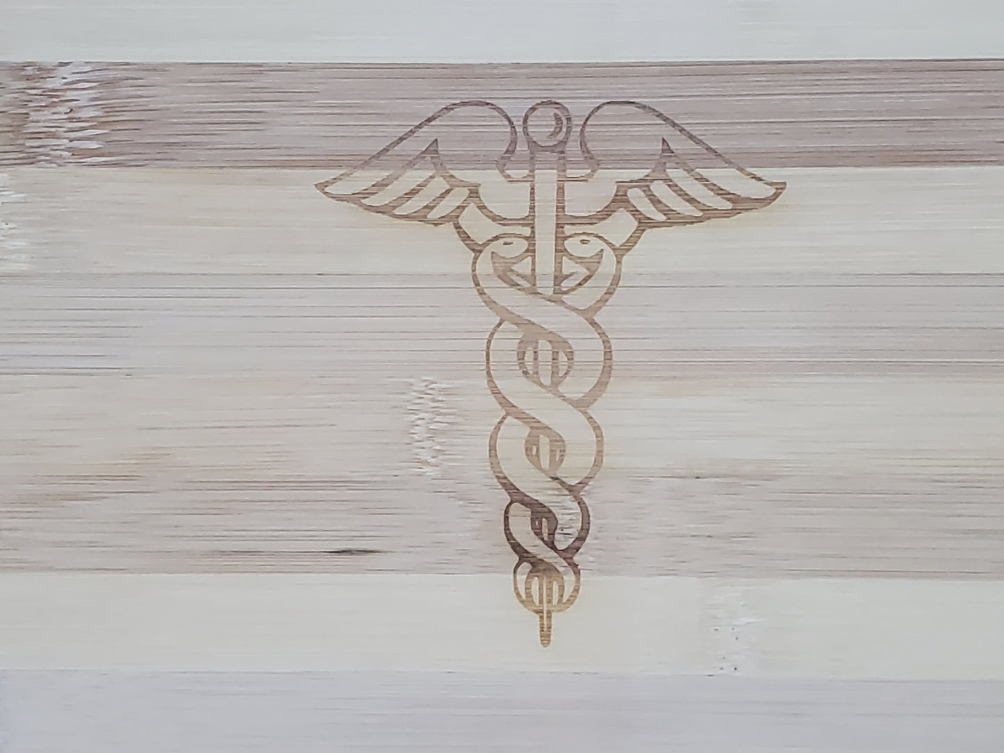 Medical Caduceus Charcuterie Board Large