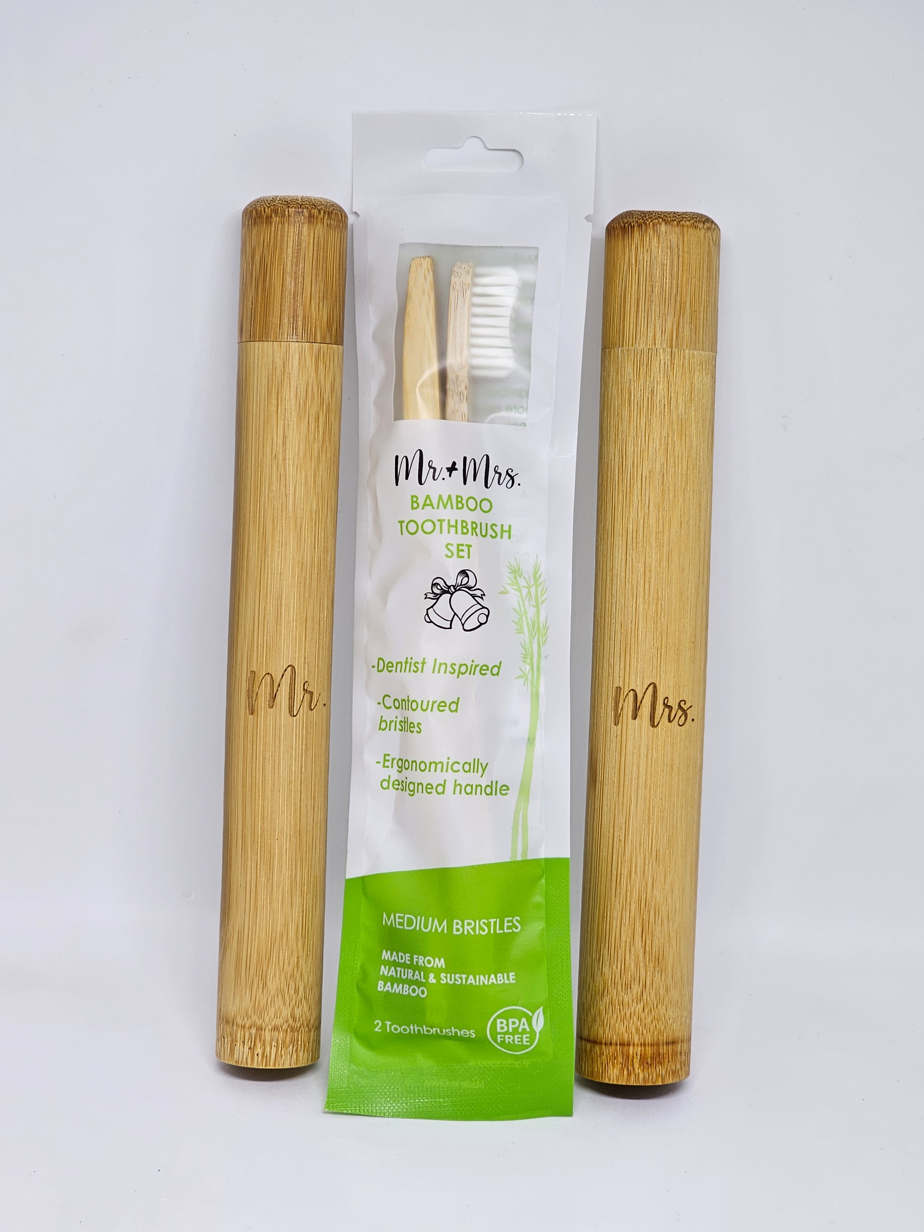 Mr. and Mrs. Toothbrush Set Deluxe – Heyward Dental Products LLC