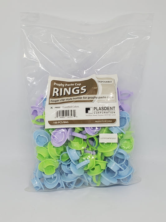 Prophy Paste Cup Rings Assorted Disposable
