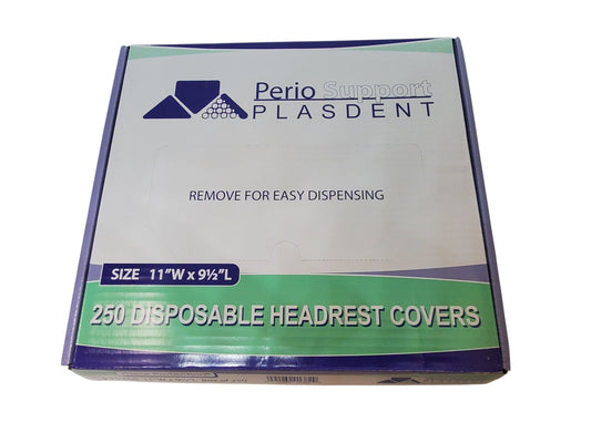 Disposable Headrest Cover 11" x 9 1/2" Plasdent PS650