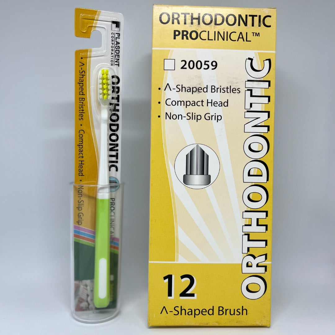 Ortho "Roof"-Shaped Toothbrush