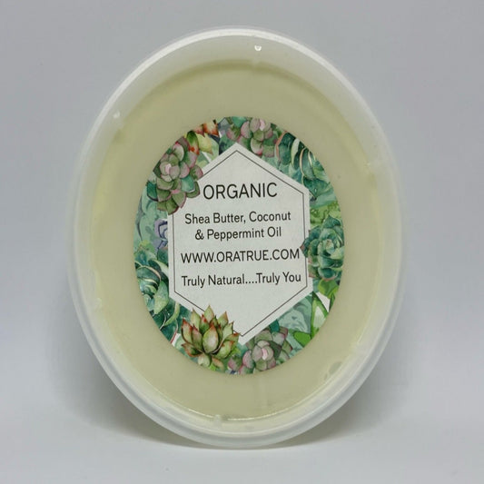 Organic Shea Butter, Coconut and Peppermint Oil