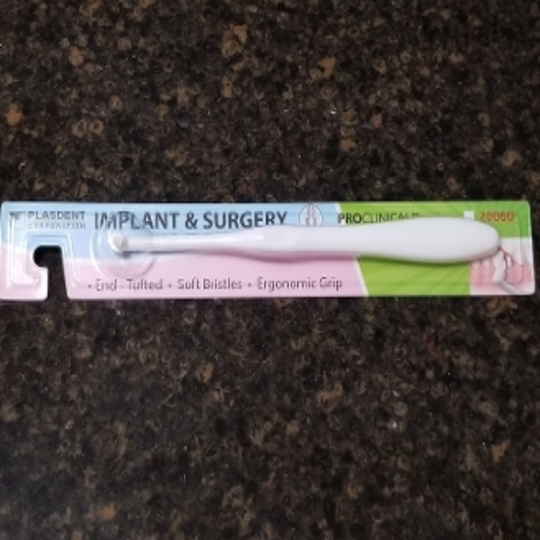 "End-Tufted" Implant and Surgery Soft Toothbrush