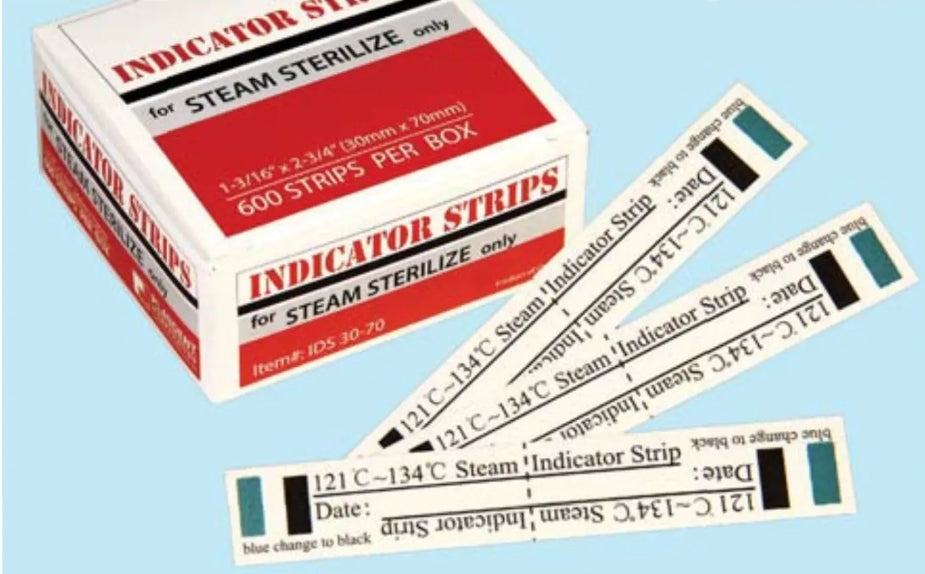 Steam Sterilization Indicator Strips
