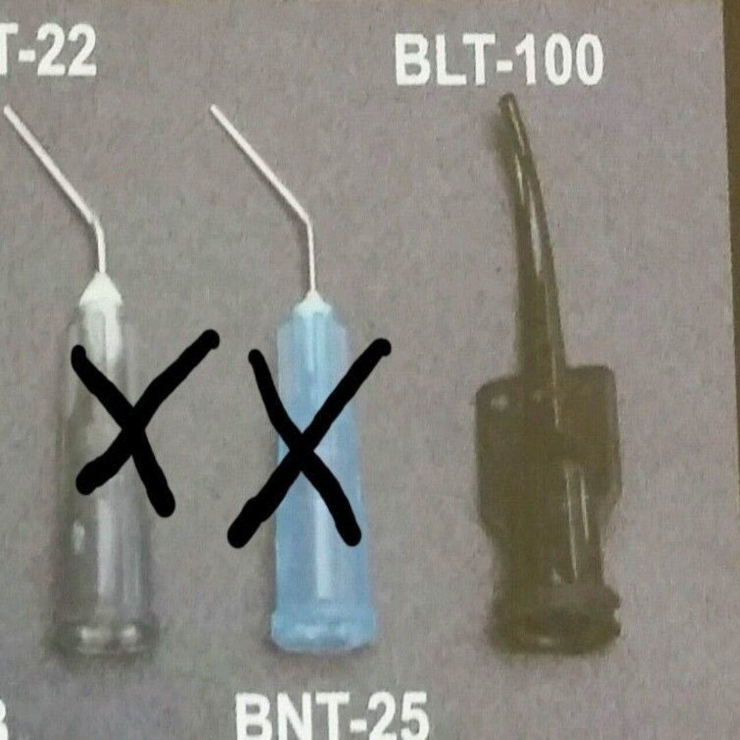 Bent Luer Lock Plastic Tips