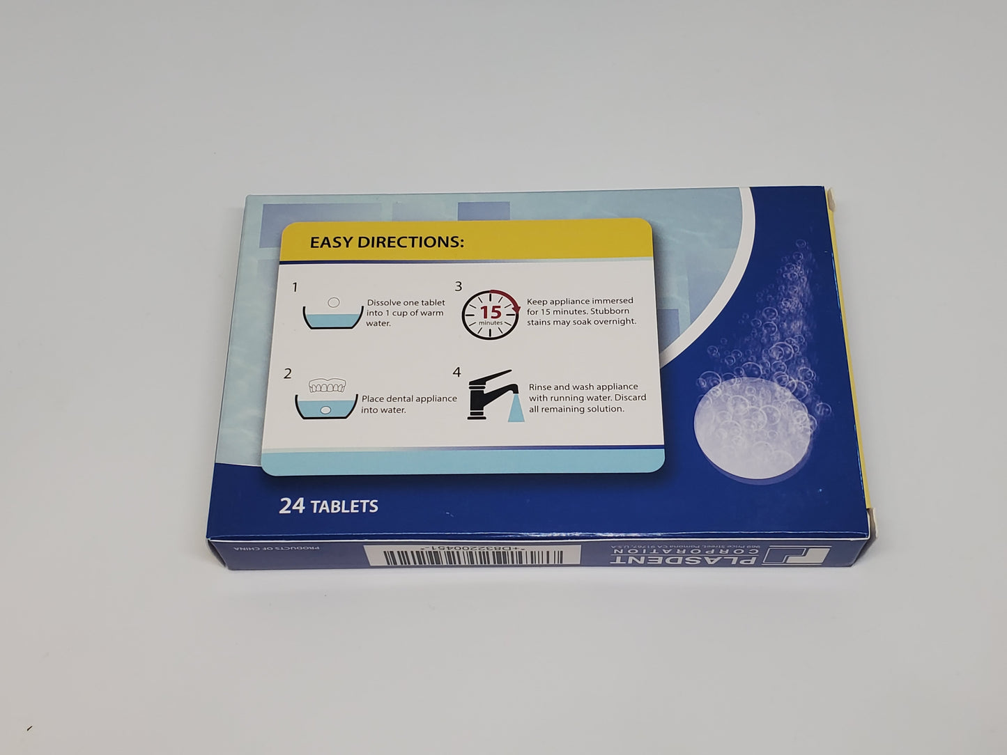 Deluxe Denture Care Kit Blue Case